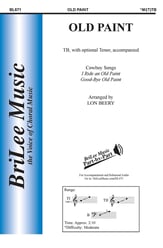 Old Paint TB choral sheet music cover